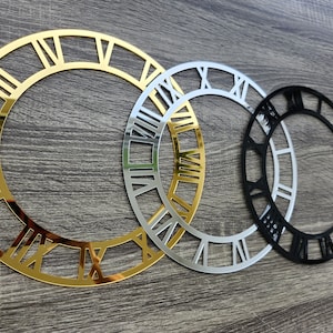 Acrylic Face Clock Mirrored Frame, Resin Epoxy Art, Wall Clock Supplier, Face Clock Roman Numbers, Mirror clock face decor, Resin Clock